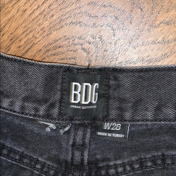 BDG Urban Outfitters Black Denim Shorts - Picture 3 of 3
